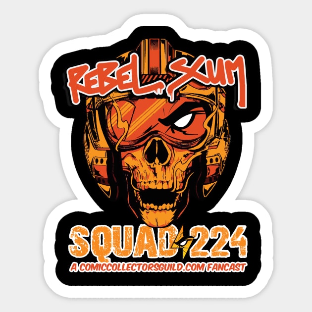 CCG Squad 224 Rebel Scum Sticker by Comic Collectors Guild 